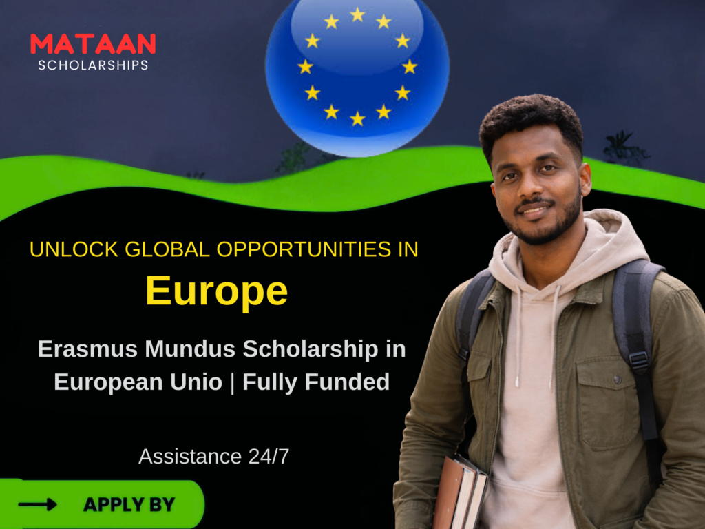 Erasmus Mundus Scholarship in European Union 2026 | Fully Funded