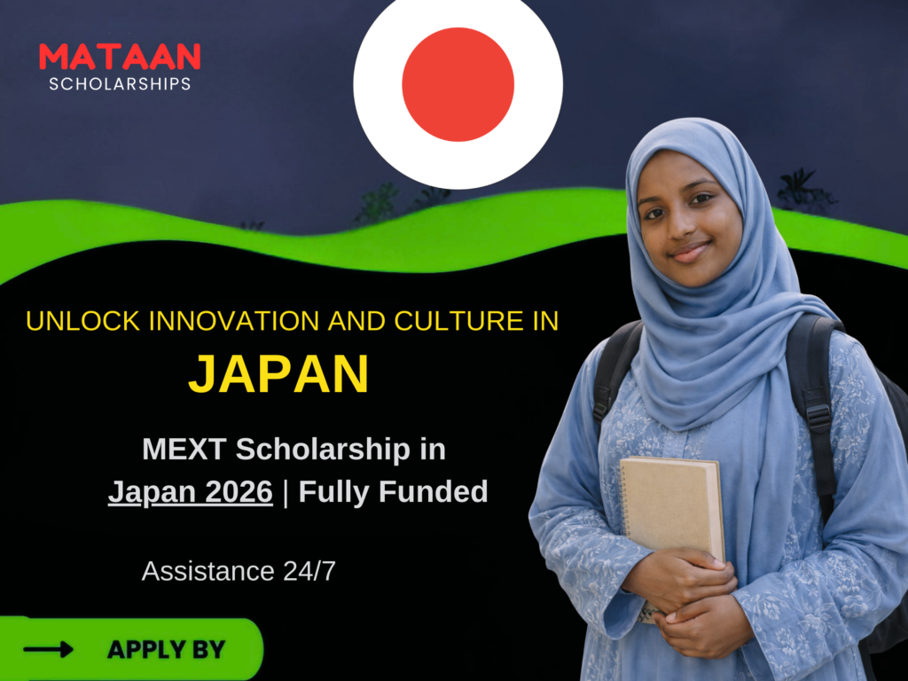 MEXT Scholarship in Japan 2026 | Fully Funded
