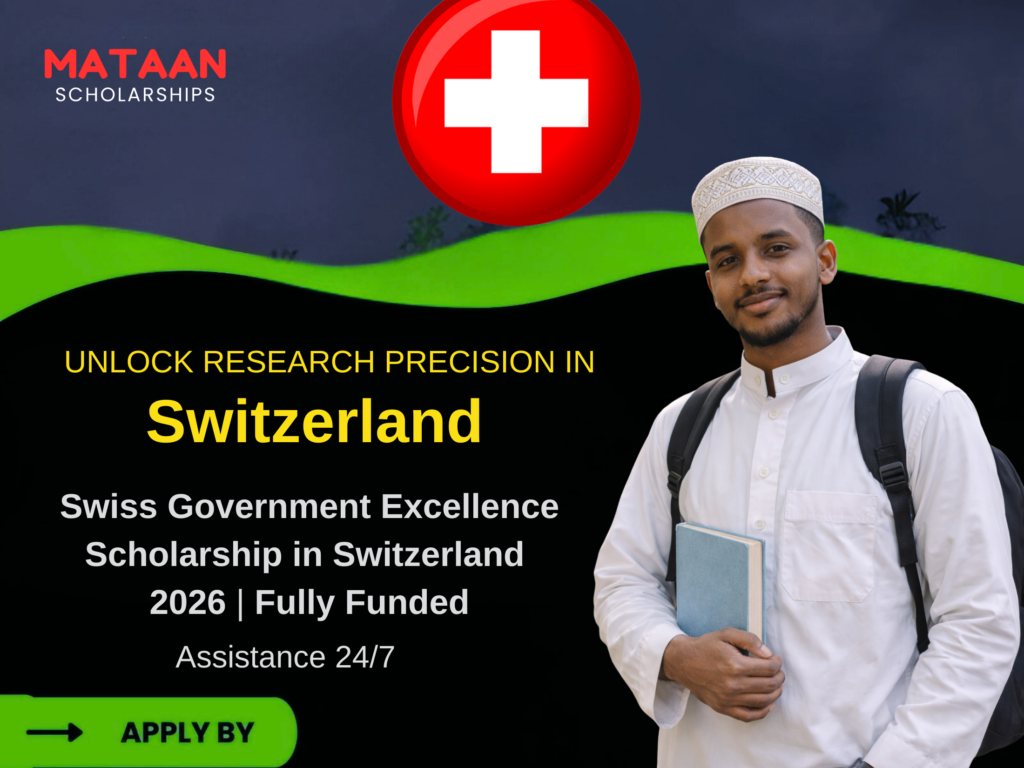 Swiss Government Excellence Scholarship 2026 | Fully Funded (Switzerland)