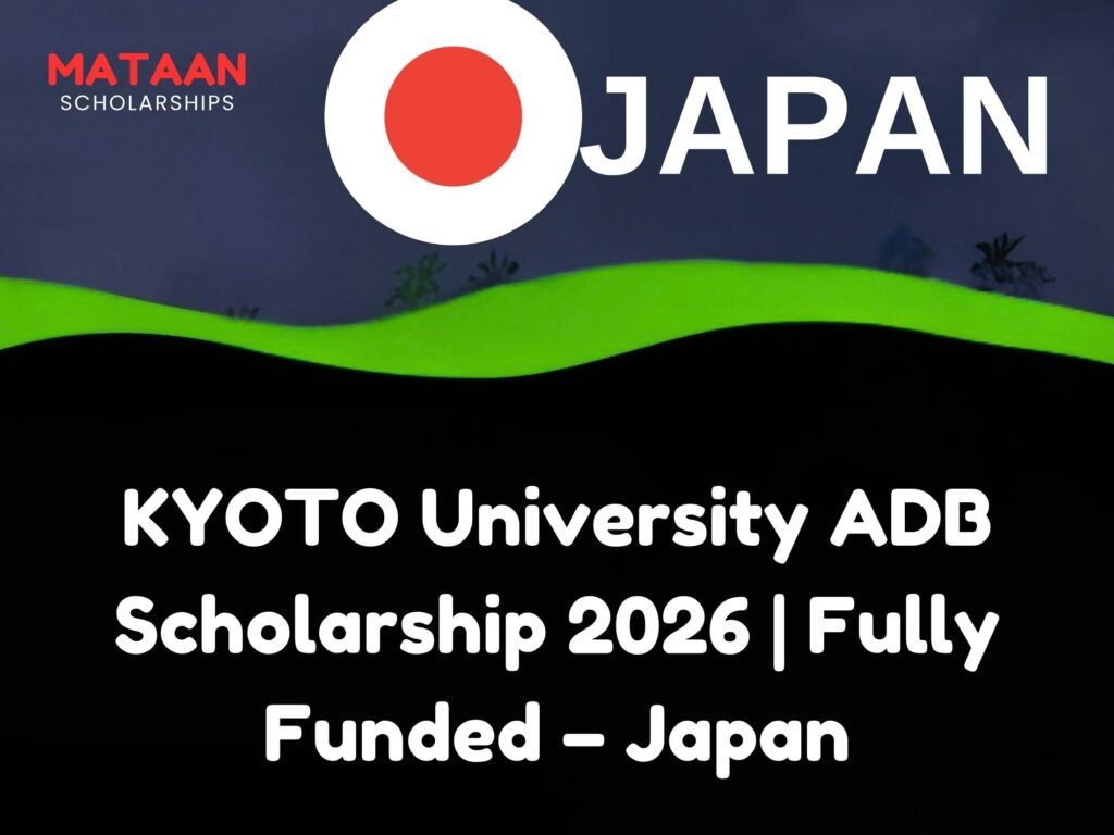 KYOTO University ADB Scholarship 2026 | Fully Funded – Japan